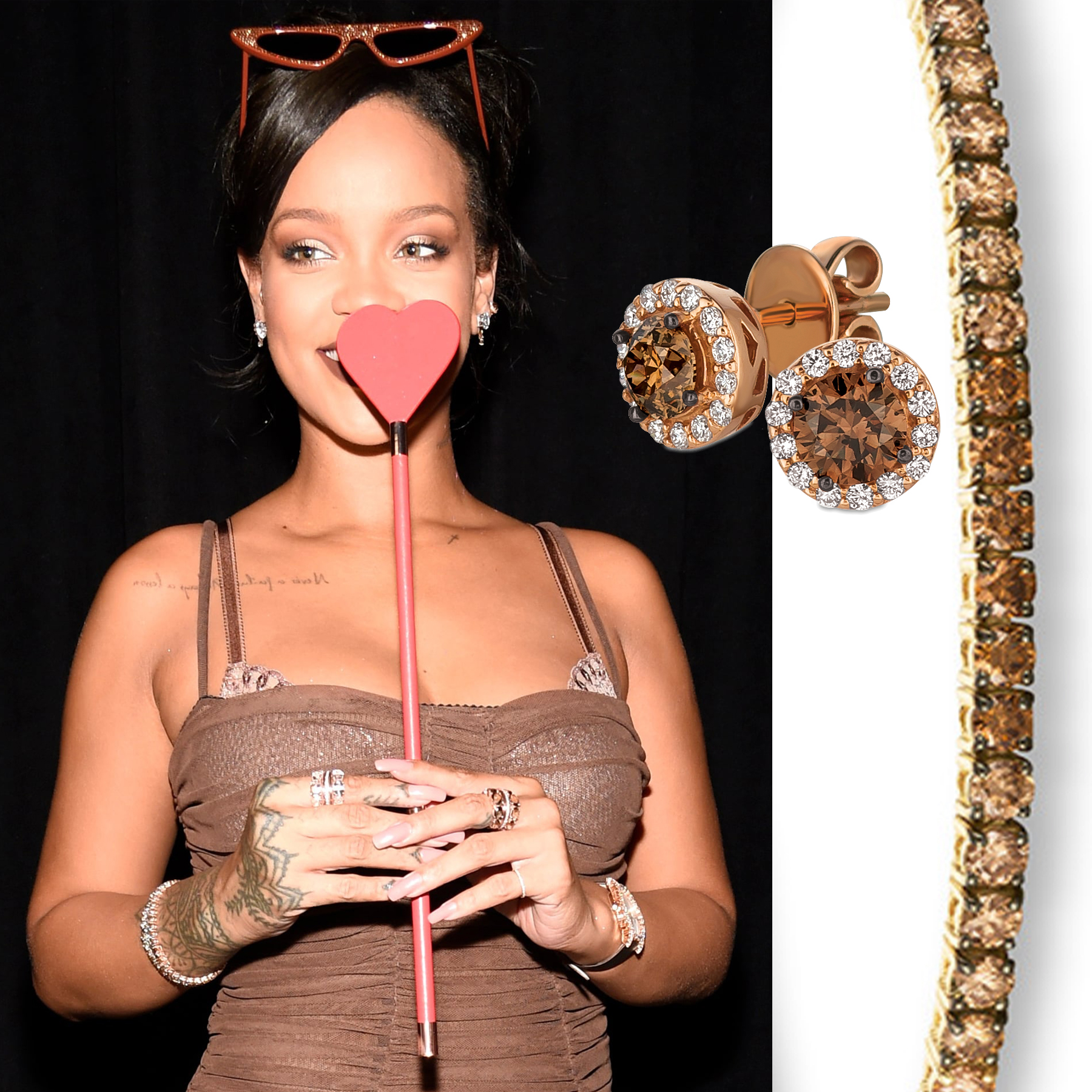 Rihanna WEARS Rs 5.7 Crore 30-Carat Diamond Watch Choker At LV